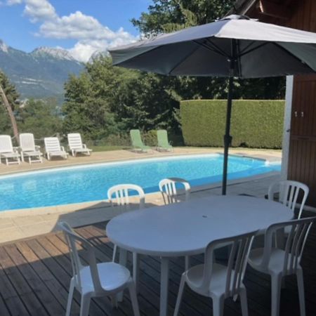 Villa Avec Piscine, Vue Lac Et Montagne Sévrier Buitenkant foto