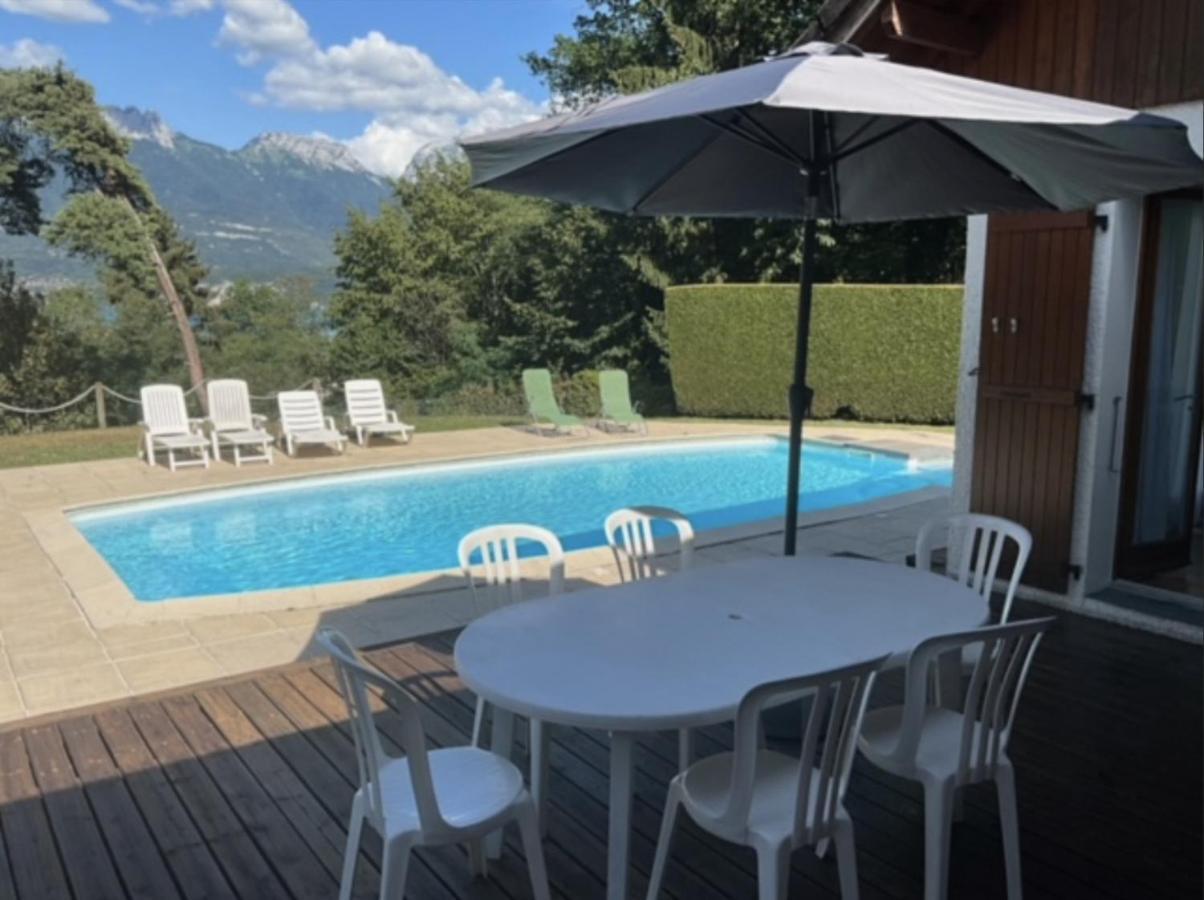 Villa Avec Piscine, Vue Lac Et Montagne Sévrier Buitenkant foto